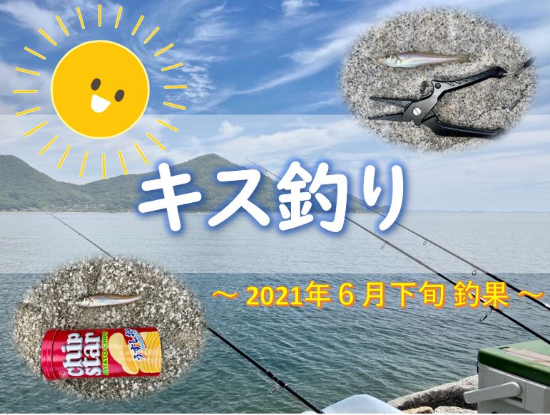【岡山】本格シーズン到来⁉　キス釣り調査③笠岡神島方面　(2021年6月下旬)釣果　