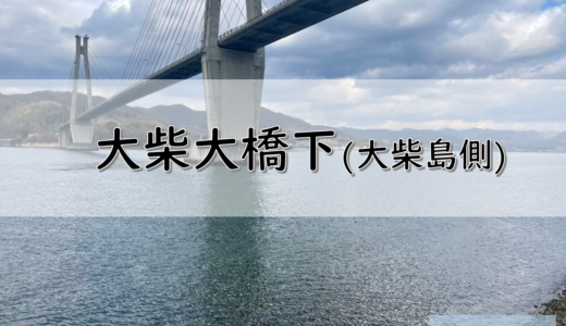 【広島】東広島市のおすすめ釣りポイント　大柴大橋下(大柴島側)